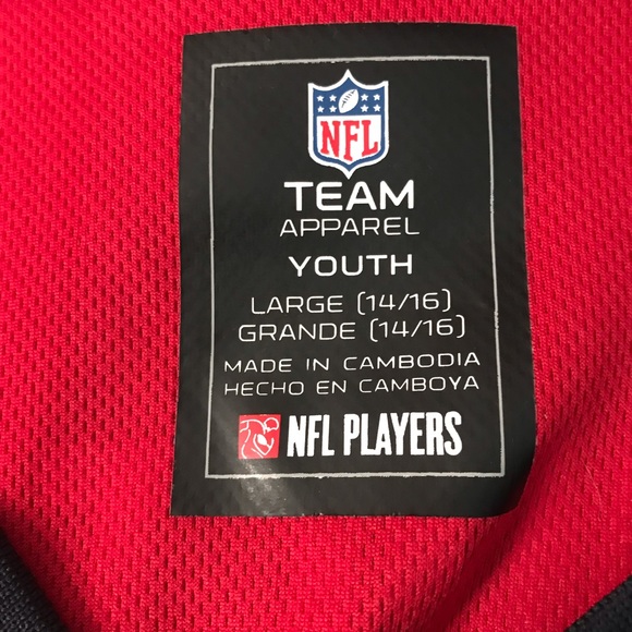 NFL Texans JJ Watt Jersey Brand New Red Game Day - Picture 7 of 8